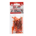 Шуруп универсальный 4.0х70 потайная головка желтопассивированный + дюбель 6х52 (14шт)