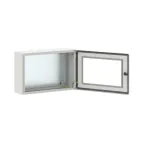 Щит монтажный ЩМП 400x600x200 мм STE с М/П с прозрачной дверью