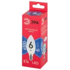 Лампа светодиодная LED B35-6W-865-E14 R (диод, свеча, 6Вт, хол, E14) (10/100/3500)