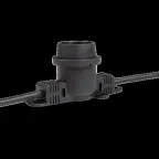 Гирлянда E27 без ламп PBL-S40/ L24+1.5 Black E27 (универс.крепл) IP65 Jazzway