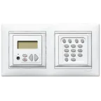 VALENA Рамка 2 поста горизонтальная белая