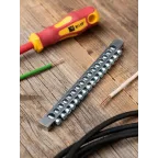 Шина PEN ноль-земля (6x9мм) 16 отв. цинк крепеж покраям