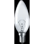 Лампа накаливания декоративная ДС 40вт B35 230в Е14 (свеча)