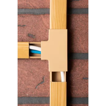 Угол T-образный (20х10) (4 шт) Plast PROxima под светлое дерево