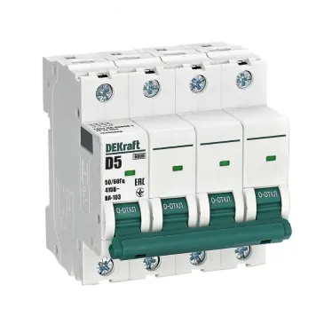 Выключатель автоматический 4Р 5А х-ка D ВА-103 6кА