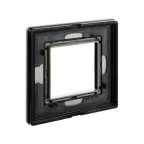 Рамка из алюминия, ''Avanti'', серая, 2 модуля