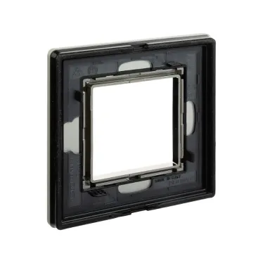 Рамка из алюминия, ''Avanti'', серая, 2 модуля