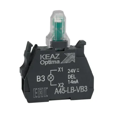Световой блок OptiSignal D22 A45-LB-VB3 зеленый 24VACDC ZBVB3 |332206| КЭАЗ