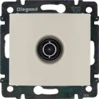 VALENA Розетка телевизионная TV звезда в рамку слоновая кость 1.5дБ