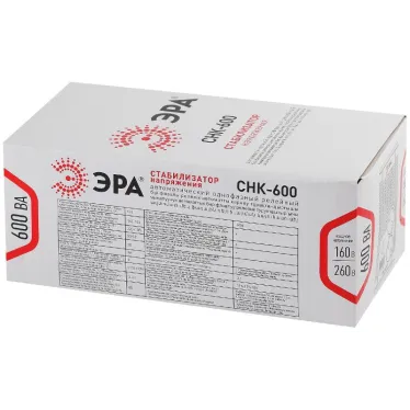 Стабилизатор напряжения компактный СНК-600 160-260В/220В, 600ВА