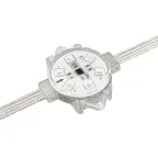 Модуль управляемый VISOR-SPI-5060-6-24V RGB 120deg (D40x12mm, 1.5W, IP68) | 029379 | Arlight