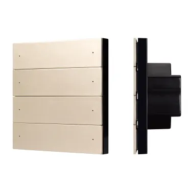 INTELLIGENT ARLIGHT Кнопочная панель SMART-DMX512-801-22-8G-8SC-DIM-IN Gold (230V, 2.4G) (IARL, IP20 Пластик, 5 лет) | 039317 | Arlight
