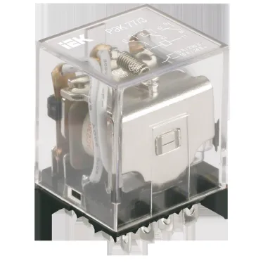 Реле промежуточное 12В DC 4пк 3A РЭК78/4 с индикацией