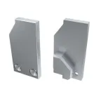 Заглушка для AЛм-GLASS-6 левая глухая (ARL, металл)