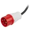 Удлинитель силовой IND380-U-1e-5x4-10m-IP44 на 380В в бухте 1 розетка CEE 5P 10м КГ 5х4 32A IP44