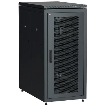Шкаф сетевой 19дюйм LINEA N 18U 600х1000 мм перфные двери черный