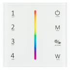 Панель Sens SMART-P45-RGBW White (230V, 4 зоны, 2.4G) | 028140 | Arlight