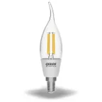 Лампа светодиодная филаментная Smart Home DIM E14 CF35 4,5 Вт 1/10/40 | 1260112 | Gauss