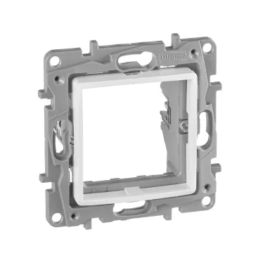 Etika Белый Адаптер для механизма Mosaic без заглушки | 672289 | Legrand