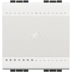                  LivingLight Кнопка с автоматическими клеммами 2 модуля белый
               