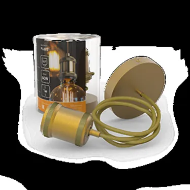 Светильник подвесной под лампу 1хE27 AC 220В Бронзовый IP20 1000х48х80мм Алюминий Decor Gauss