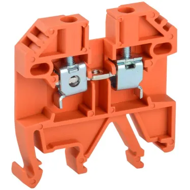 Клемма винтовая КВИ-2,5мм2 оранжевая