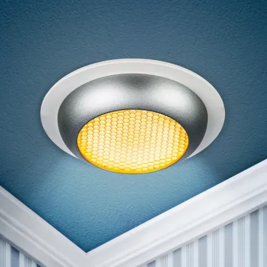 Встраиваемый светильник под лампу GX53  KL111 WH/SL белый/серебро матовый  | Б0061539 | ЭРА