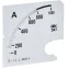 Шкала сменная для амперметра Э47 800/5А класс точности 1,5 96х96мм