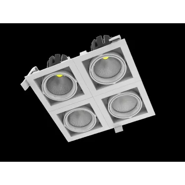 Светильник светодиодный DL-TETRIS поворотный 35град 165*165*140mm 40W 3000K IP20 | V1-R0-00424-10000-2004030 | VARTON