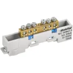 TEKFOR Шина N ноль неизолированная на универсальном держателе 6х9-4-С IEK