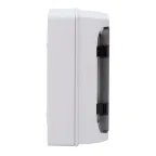 Щит распределительный навесной ЩРн-П-4 IP65 пластиковый прозрачная дверь серый