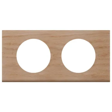 Рамка, двухпостовая, беленый дуб