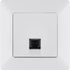 Valena LIFE Рамка 1 пост белая универсальная