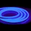 Лента светодиодная LEDх144/м 1м 12w/m 220в IP67 синий неоновая