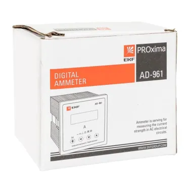 Амперметр AD-961 цифровой на панель (96х96) однофазный PROxima