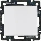 Выключатель одноклавишный, в рамку, белый