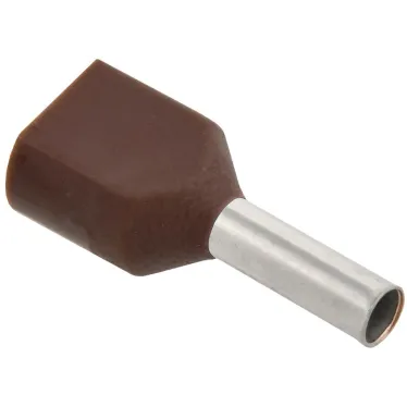 Наконечник штыревой НШвИ 2х1.5-8 коричневый НГИ2 (100шт )