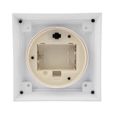 Декоративный фонарь с росой, белый корпус, размер 10,7х10,7х23,5 см, цвет теплый белый | 513-050 | NEON-NIGHT