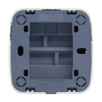 Выключатель Минск двухклавишный ОП 10А белый