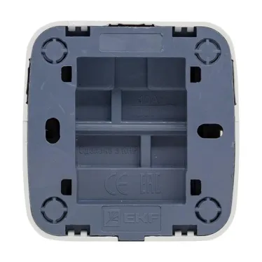 Выключатель Минск двухклавишный ОП 10А белый