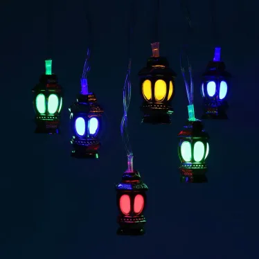 Гирлянда LED Нить Фонарики 3 м мультиколор, 220V, IP20 (36/720), ENIN-3F