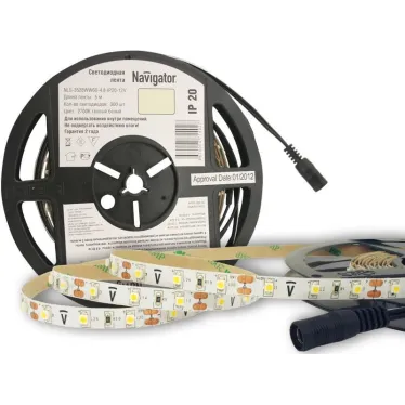 Лента светодиодная LEDx60/м 5м 4.8Вт/м 12В дневной