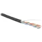 Витая пара U/UTP кат 5e 4 пары AWG24 solid IN/OUT LSZH черный 500м