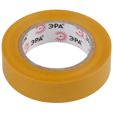 Изолента ПВХ 15мм*10м желтая (10/500/16000)