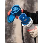 Вилка кабельная 63А 2Р+Е IP67 переносная 220В 033