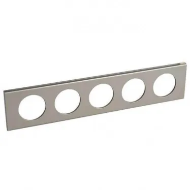 Рамка, пятипостовая, никель велюр