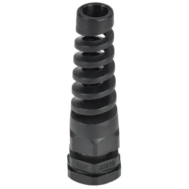 Сальник MGR 18 с гибким отводом d-5-10мм IP68 черный IEK