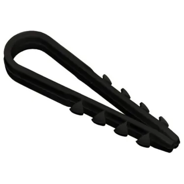 Дюбель-хомут 11-18мм нейлон черный (100шт)