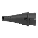 Вилка угловая каучуковая с кольцом 230В 2P+PE 16A IP44 PROxima