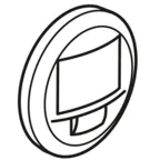 Celiane Лицевая панель датчика движения двухпроводного 250Вт без нейтрали ручное управление 067226 белый